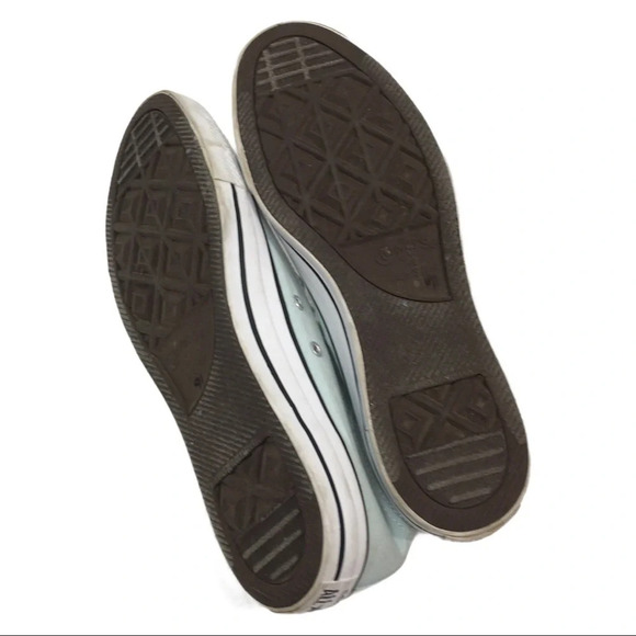 B7 Unisex Baby Blue Converse All Star Sneakers 9 - Picture 5 of 5